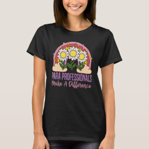 T-shirt Para Professionnels Faire Une Différence Enseignan