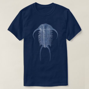 T-shirt Paraceraurus bleu glacé Trilobite