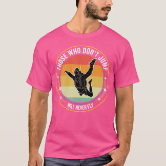 T-shirt Parachutage en parachute