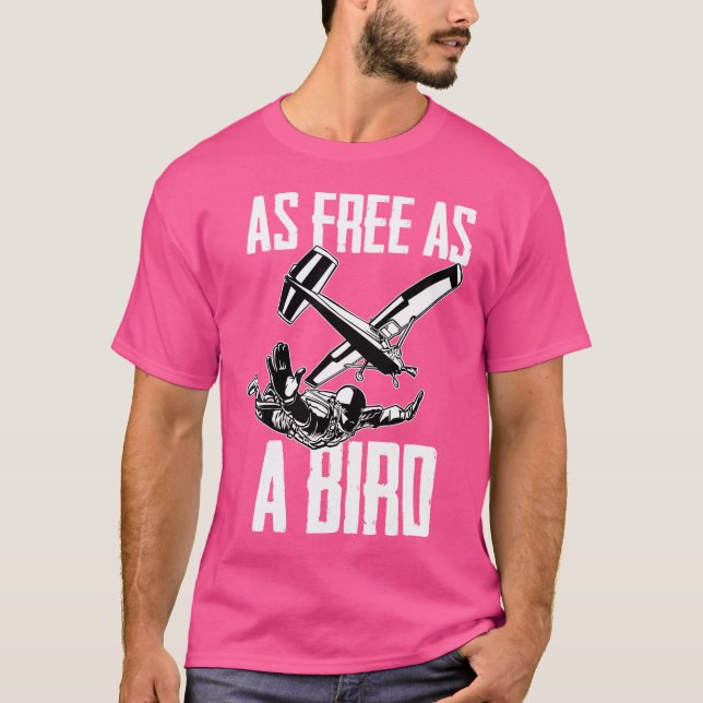T-shirt Parachutage en parachute (Devant)