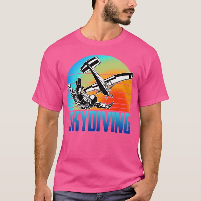 T-shirt Parachutage en parachute (Devant)