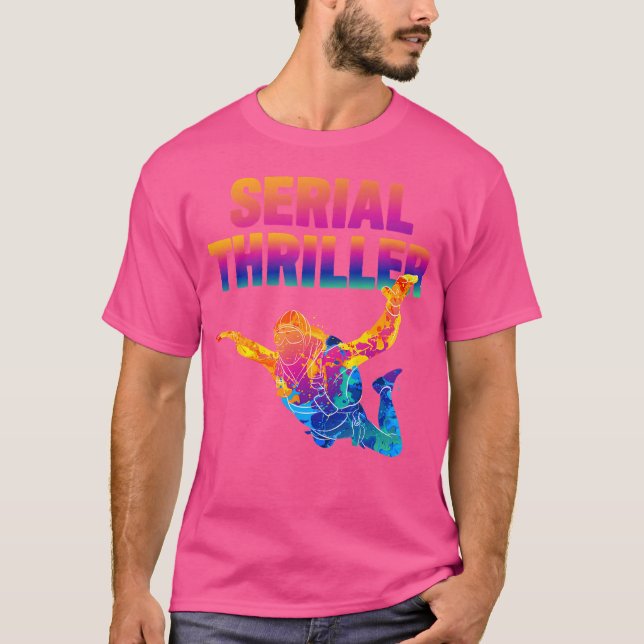 T-shirt Parachutage en parachute (Devant)