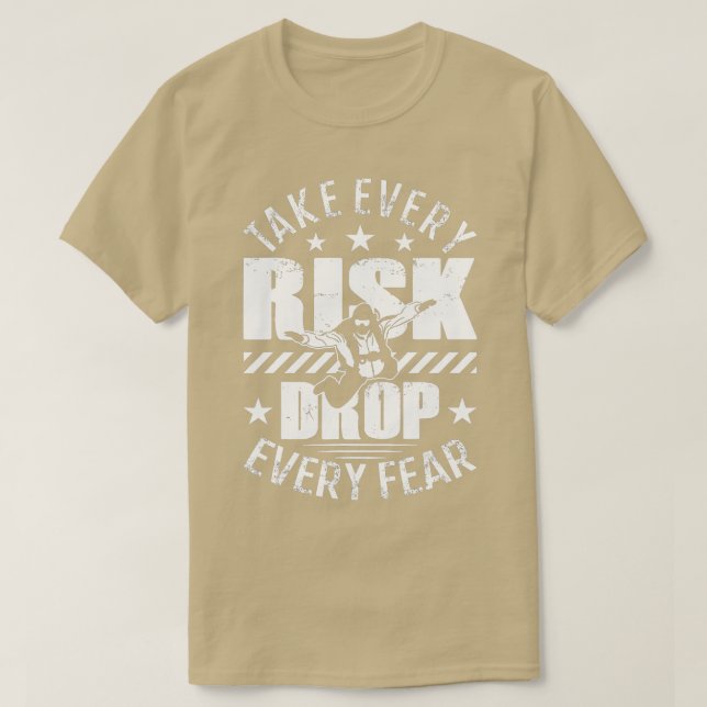 T-shirt Parachutage Skydiver Airmen Parachutiste Skydiving (Design devant)