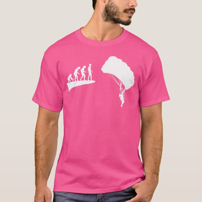T-shirt Parachute Cool de Skydiving Evolution (Devant)