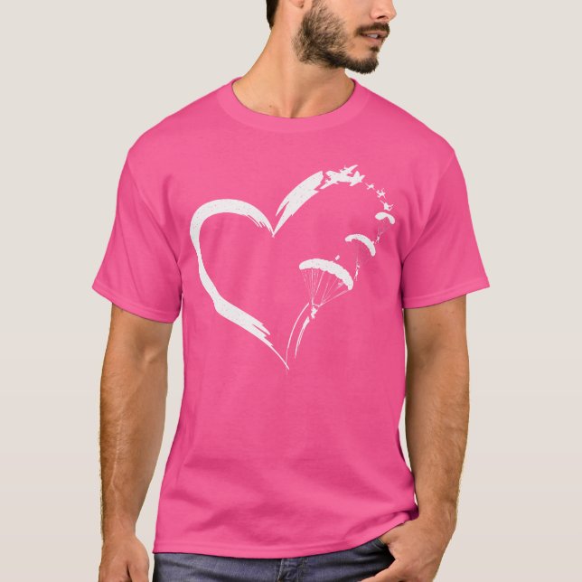 T-shirt Parachute de parachute de parachute (Devant)