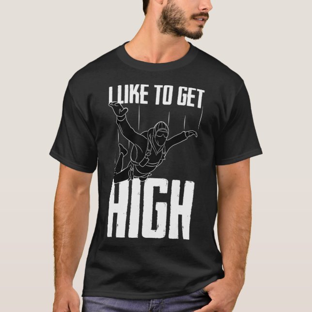 T-shirt Parachute de parachutisme de Skydiving _9 (Devant)