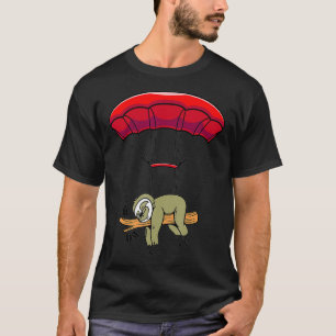 T-shirt Parachute de parachutisme Skydiving Sloths Drôle