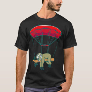 T-shirt Parachute de parachutisme Skydiving Sloths Drôle