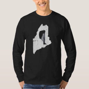 T-shirt Parachute Ppg Ppc Pilote Maine Vintag