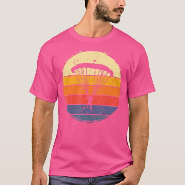 T-shirt Parachute Skydive Libre Descendre Skydive (Devant)