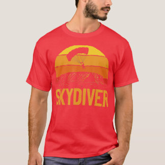T-shirt Parachute Vintage Skydiver Retro Skydiver Skydivin