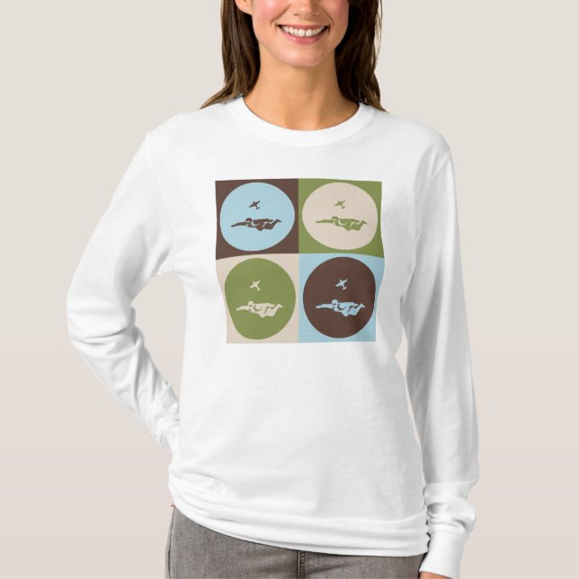 T-shirt Parachutisme d'art de bruit (Devant)