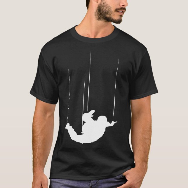 T-shirt Parachutisme et chute libre (Devant)