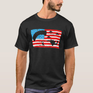 T-shirt Parachutisme Parachute Parachutiste Skydiver R