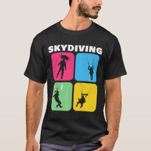 T-shirt Parachutisme Saut en parachute Aventurier Drôle Gi