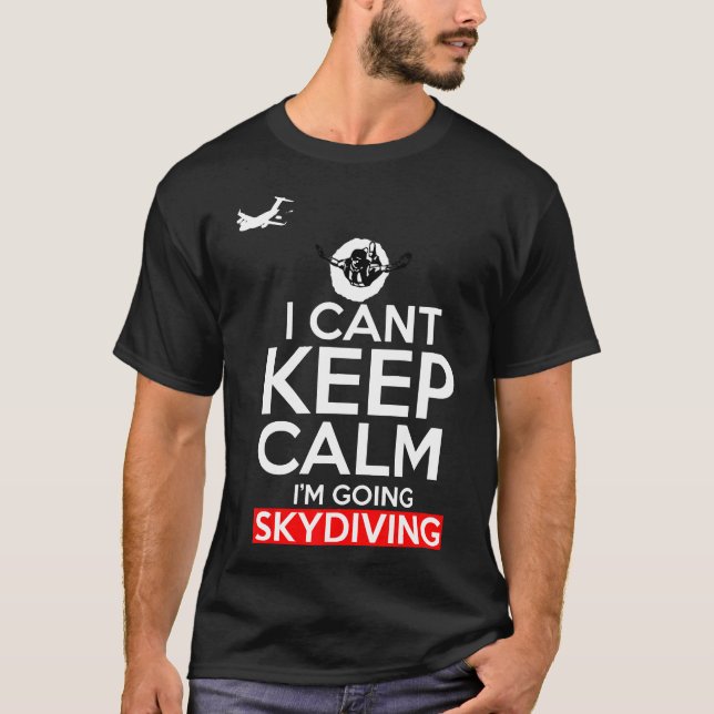 T-shirt Parachutisme S'ils sautent d'avions Ils adoreront  (Devant)