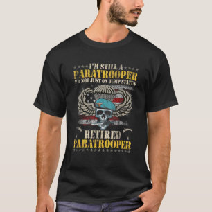 T-shirt Parachutiste aéroporté de l'armée américaine Vétér