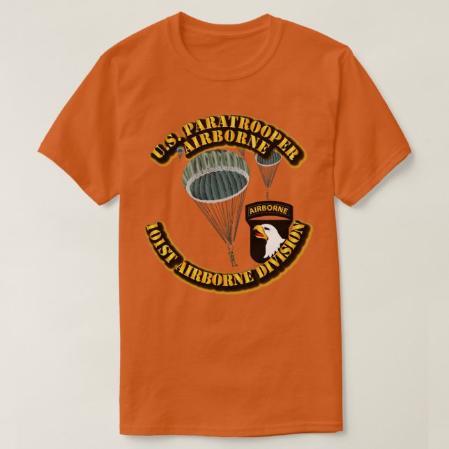 T-shirt Parachutiste américain 101e (Design devant)