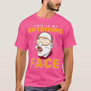 T-shirt Parachutiste C'est mon visage de parachutiste