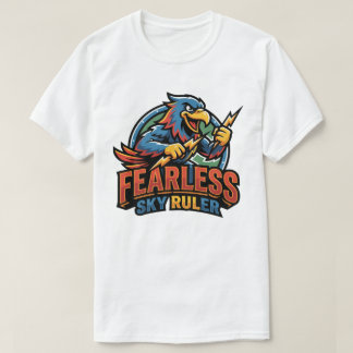 T-shirt Parachutiste intrépide avec parachute coloré en ac