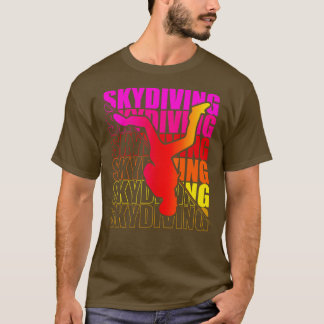 T-shirt Parachutiste parachutiste Skydive idée cadeau s