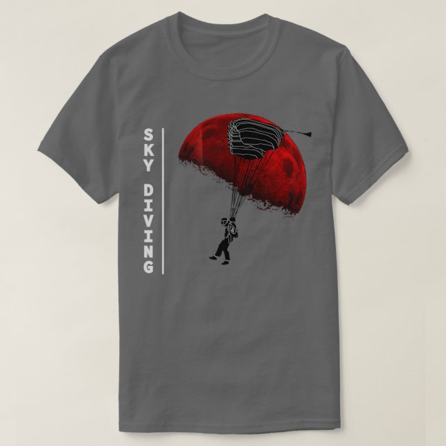 T-shirt Parachutparachute parachute parachute parachute pa (Design devant)