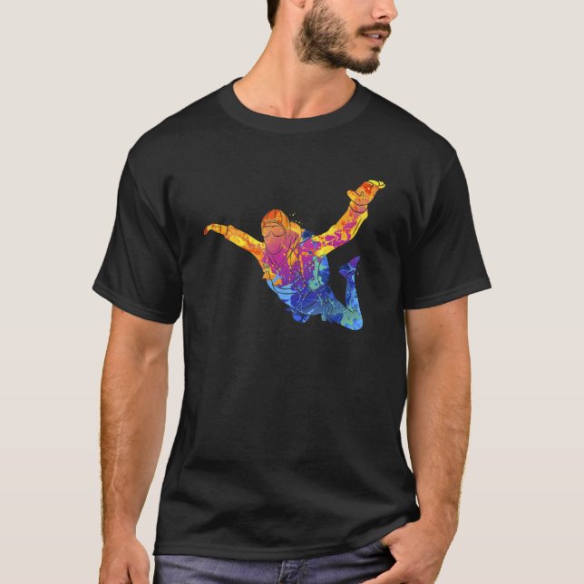 T-shirt Parachutust Extreme Sport (Devant)
