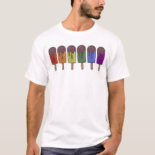 T-shirt Parade de sucettes arc-en-ciel