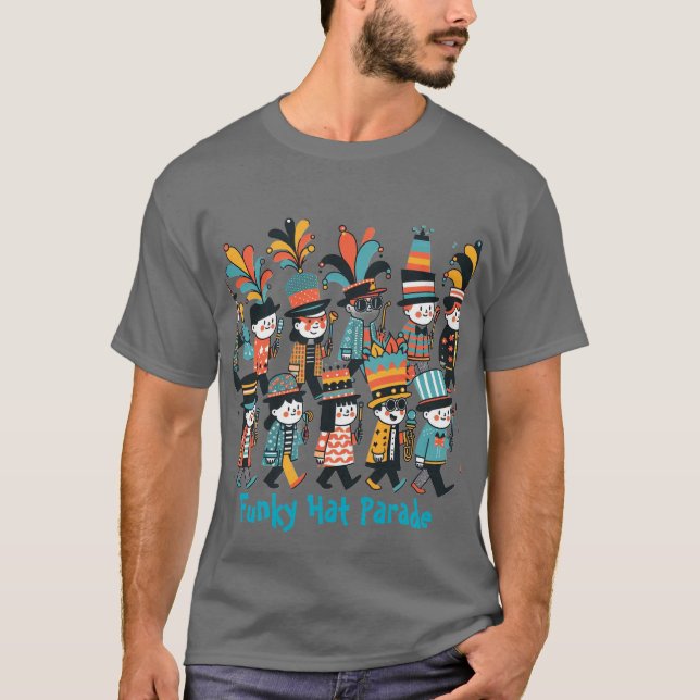 T-shirt Parade du Chapeau Funky  (Devant)