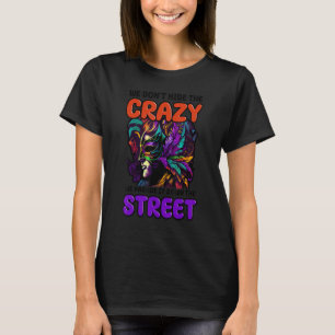 T-shirt Parade It Down Street Design Mardi Gras Mask