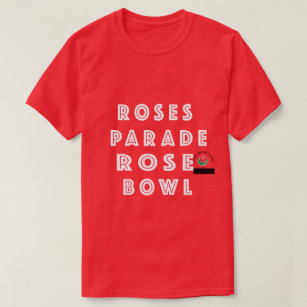 T-shirt Parade rose et bol de rose