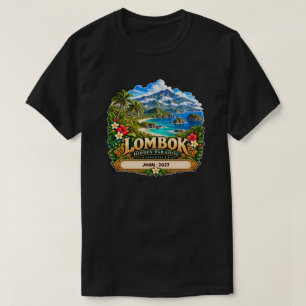T-shirt Paradis Caché Personnalisé de Lombok