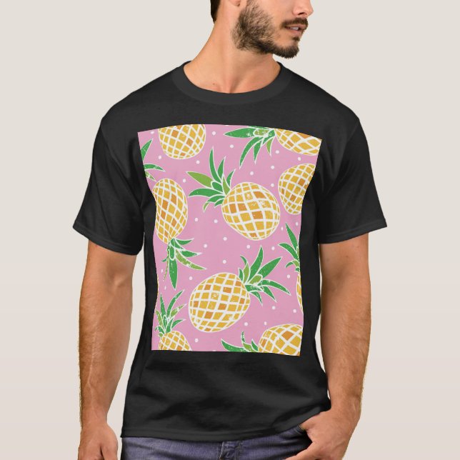 T-shirt Paradis de l'ananas : Motif tropical (Devant)