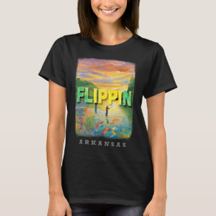 T-shirt Paradis de pêche Flippin Arkansas Ar Sd760