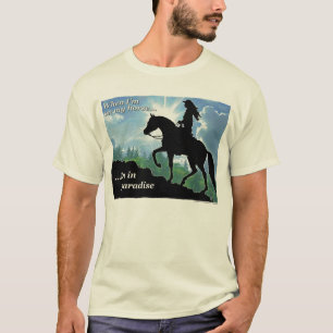 T-shirt Paradis de randonnée à cheval