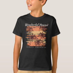 T-shirt Paradis du coucher de soleil