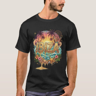 T-shirt Paradis du coucher de soleil d'Ibiza