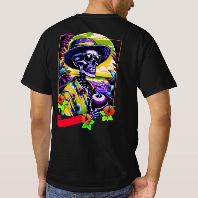 T-shirt Paradis du Crâne d'Été (Dos)