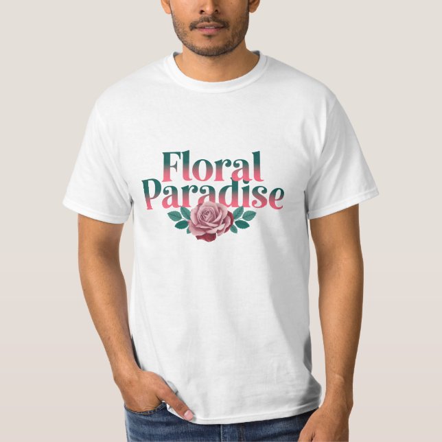 T-shirt Paradis floral (Devant)