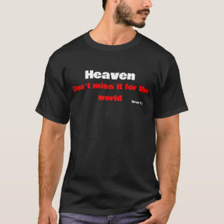T-shirt Paradis, ne le manquez pas pour tout l'or du monde