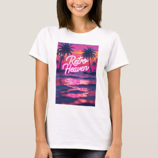 T-shirt Paradis Néon des Années 80