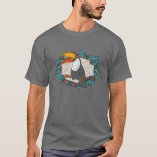 T-shirt Paradis Toucanropical Oiseaux éotiques drôle