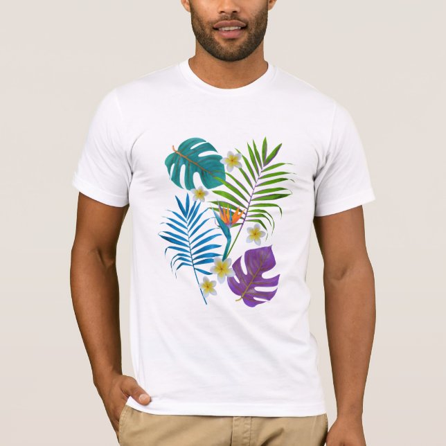 T-shirt Paradis tropical (Devant)