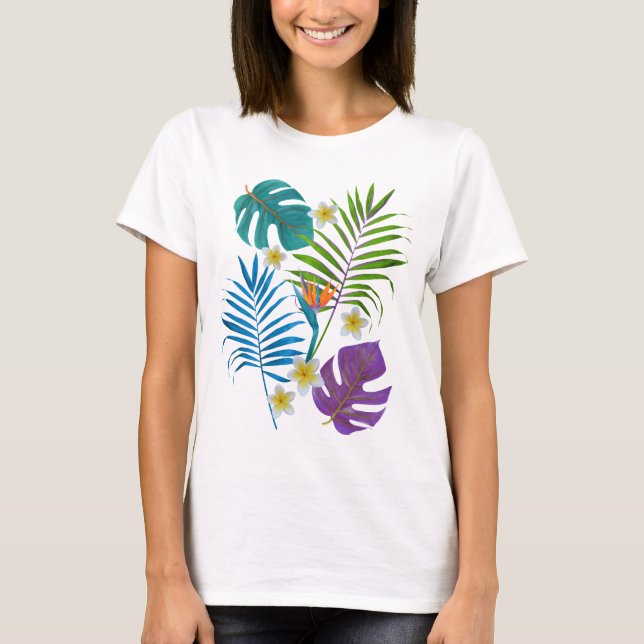 T-shirt Paradis tropical (Devant)