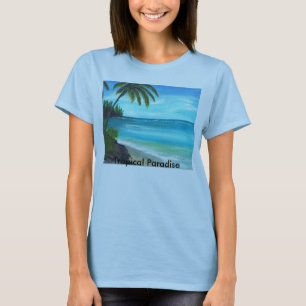 T-shirt Paradis tropical 2, paradis tropical