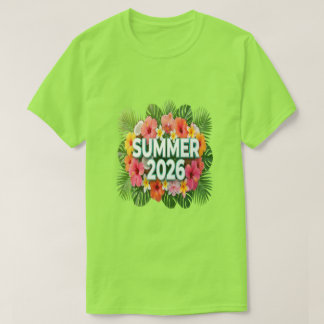T-shirt Paradis Tropical Plage Été 2026