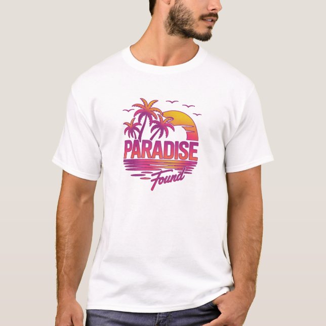 T-shirt Paradis trouvé (Devant)