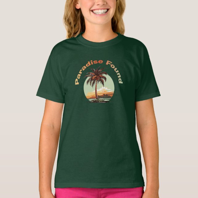 T-shirt Paradis trouvé (Devant)