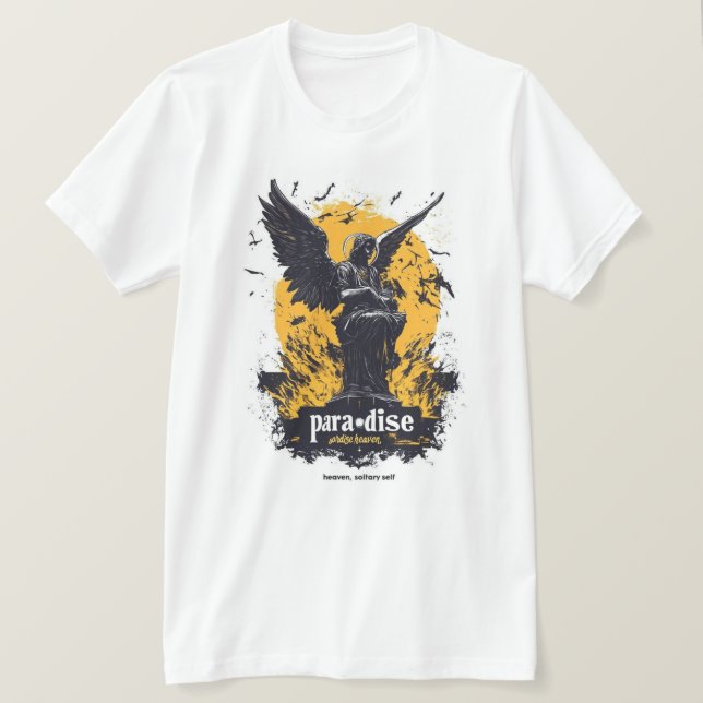 T-shirt Paradise Beach - Vibes tropicales d'été (Design devant)
