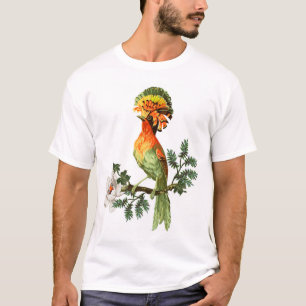 T-shirt Paradise Birds : Exotic Floral Arrière - plan